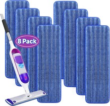 8 Pack Reusable Mop Pads Compatible for Swiffer Power Mop Spray Mop Floo... - £24.96 GBP