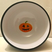 Halloween Jack O Lantern Treat Bowl Melamine 11 3/4&quot; Diameter, 5&quot; Tall - New - £6.36 GBP