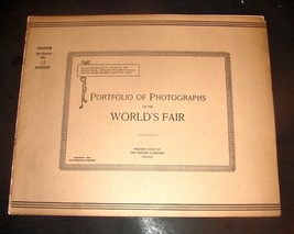 1892 Chicago World&#39;s Fair Portfolio Of Photographs Book #12 Columbia Exposition - $19.99