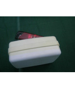 VINTAGE SOVIET USSR RUSSIAN WHITE SOAP PLASTIC TRAVEL CASE BOX ABOUT 1970 - €12,79 EUR