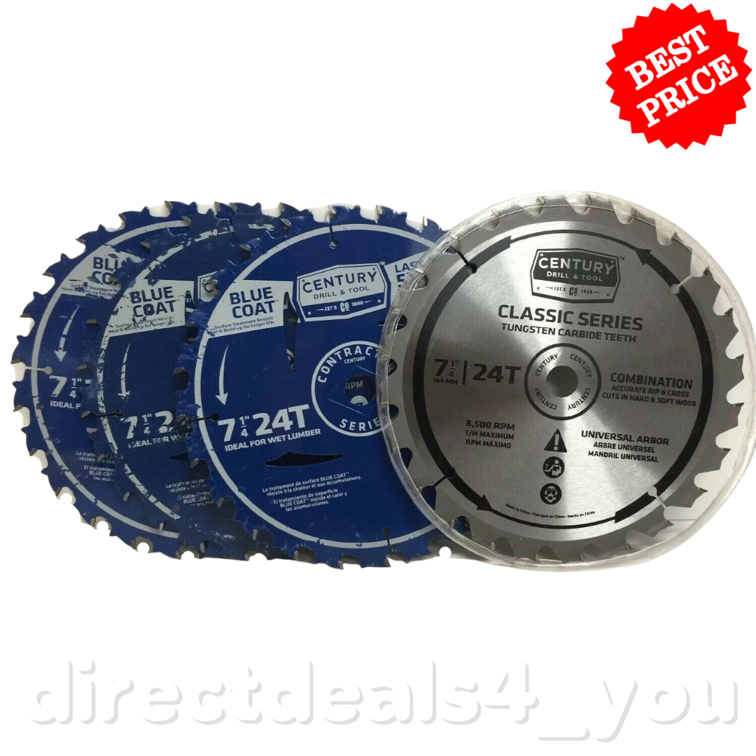 Primary image for Century Blue Cut 7-1/4" 24T; Classic Series 7-1/4" 24T  Saw Blade Set