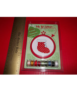 Bucilla Thread Craft Kit My 1st Stitch Christmas Holiday Stocking Orname... - $177.89 MXN