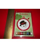 Bucilla Thread Craft Kit My 1st Stitch Christmas Holiday Snowman Ornamen... - $9.49