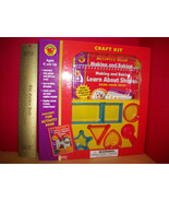 Brighter Child Shapes Activity Kit Cookie Cutter Baking Cook Book Set Me... - $21.92 CAD