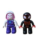 LEGO Duplo Miles Morales Black Spider-Man &amp; Gwen Ghost Figure Marvel Sup... - $9.89