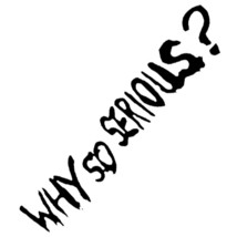 Why So Serious? Car Stickers Movie Lines  Personality Creative Letters Decorativ - £34.27 GBP