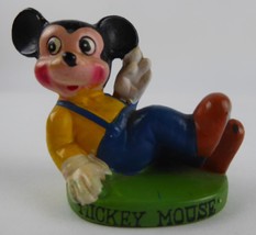 Disney Mickey Mouse 2" Tall Hand Painted Ceramic Figure WD-53 1961 - $39.59