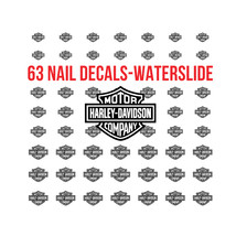 Harley Davidson Nail Stickers - Waterslide - $9.95