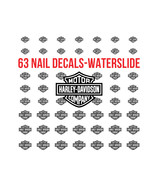 Harley Davidson Nail Stickers - Waterslide - $9.95