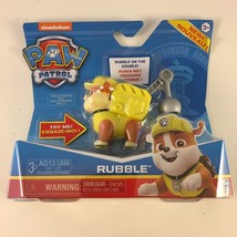 Paw Patrol Rubble Action Figure With Sound - Spin Master - £7.97 GBP