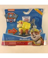 Paw Patrol Rubble Action Figure With Sound - Spin Master - £7.96 GBP