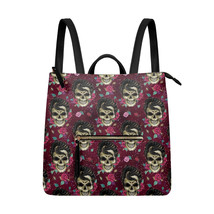 James Dean Legends skulls PU Leather Leisure Backpack Daypack Handbag - £29.25 GBP