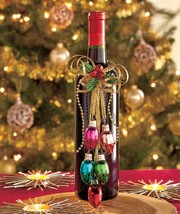 Bulb Bow Wine Bottle Jewelry Necklace Accessory - $24.99