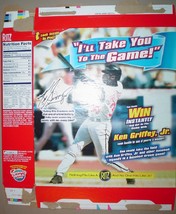 2001 Ritz Crackers Box With Cincinnati Reds Ken Griffey - £11.78 GBP