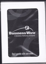 Business Wire Playing Cards, New - $5.40 CAD