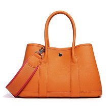 Luxury Brand Women Genuine Leather Shoulder Bags Cow Leather Handbag wit... - $143.00