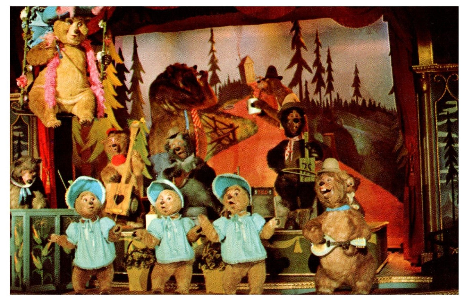 Primary image for The Country Bear Jamboree Disneyland California Postcard