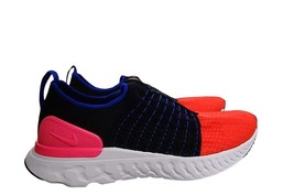 Nike React Phantom Run FK 2 DX2354 001 Womens 8.5 Black Hyper Pink Crimson Shoes - £61.85 GBP