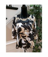 Alfred Dunner Women&#39;s Multicolor Polyester Round Neck Long Sleeve Top Bl... - $472.17 MXN