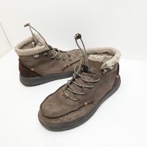 Hey Dude Bradley Brown Leather Ankle Lace Up Boots Mens Size 9 - $35.99