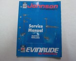 1990 Johnson Evinrude Fuoribordo Elettrico Trollers Servizio Manuale OEM... - $13.00
