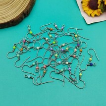 200 Fish Hook Earwires Rainbow Ear Wires Earring Findings Jewelry Colore... - £21.09 GBP