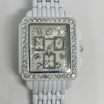 XOXO Mother Pearl Crystal Square Bezel White Women’s Watch - $25.22