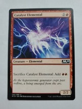 MTG Magic The Gathering Card Catalyst Elemental Creature Elemental Red M19 - £5.74 GBP