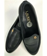 Lauren Ralph Lauren Women&#39;s Clair Smooth Leather Loafers Flats w/LRL Mon... - £62.69 GBP