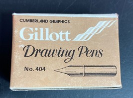 Joseph Gillott Drawing Pen No. 404 Sealed box of 36 Vintage New - £30.18 GBP