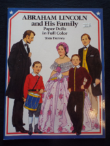 Vintage 1989 Abraham Lincoln And His Family Paper Doll Book Unused/Uncut - £11.95 GBP