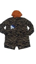 LACOSTE LIVE Camouflage Parka Jacket Coat Size Large Camo Print - $98.99