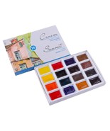 Sonnet Watercolour Paint Set | 16 Watercolour Paints in Pans | High Qual... - £21.47 GBP
