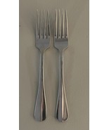 Lot of 2 Towle Living Collection Dinner Forks 18/0 Stainless TWS505 - $16.14 CAD