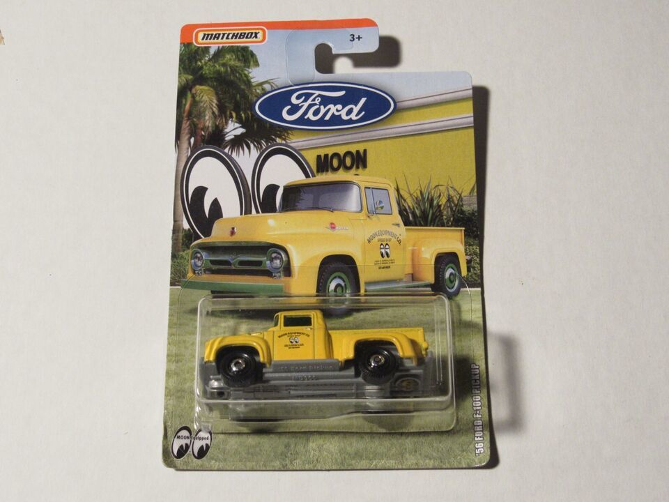 Primary image for Matchbox  2018   56 Ford F-100 Pickup   Yellow    New  Sealed