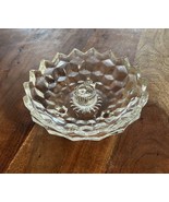 FOSTORIA AMERICAN, 3 FOOTED BOWL CANDLE HOLDER Taper CandleStick GLASS /... - $372.61 MXN