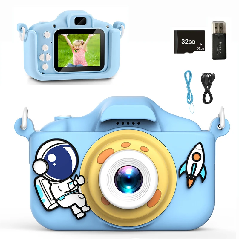 Cartoon Toddler Child Camera Cute Toys HD Kids Camera Photo Video Camera... - £29.02 GBP+