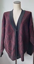 VTG Brian MacNeil Grand-dad Sweater Button Up Cardigan Made In Italy Woo... - $18.80