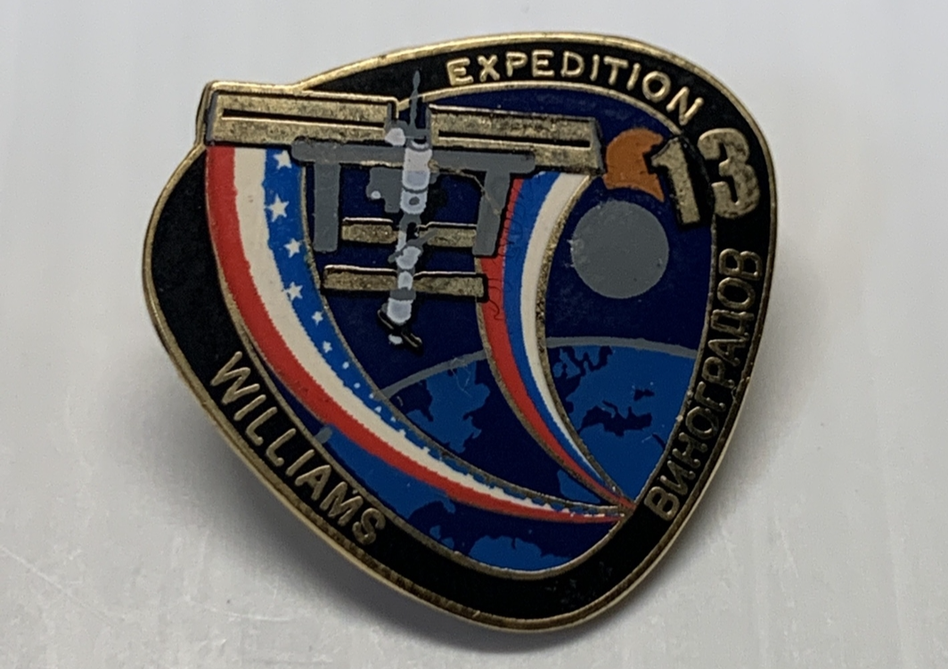 NEW NASA Expedition 13 Lapel Pin Tie Pin Space Program Williams Astronau... - $11.88