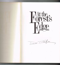 At the Forest&#39;s Edge by David T. Helly (1985, paperback) Signed Autographed RARE - £58.76 GBP