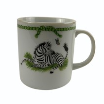 Lynn Chase Jungle Party Childs Porcelain Mug Zebra, Elephant, Frog - $29.40