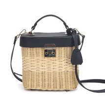 New Ladies Shoulder Messenger Bag Hand-woven Rattan   Handbags for Women 2022 - £49.14 GBP