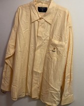 Ruff Hewn Mens Shirt Yellow Size 3XL Chest 60” - £6.07 GBP