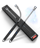 2 Pack Plasma Arc Electric Lighters Rechargeable - USB Long Reach for Sc... - $18.41 CAD