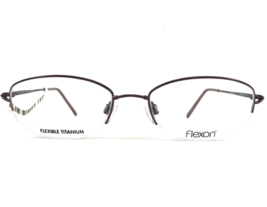 Marchon Eyeglasses Frames FLEXON 635 SOFT SATIN PURPLE Matte Half Rim 51... - $93.29