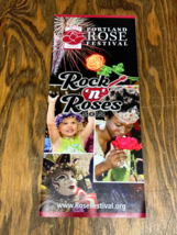 Portland rose festival rock n roses 2012 pamphlet brochure - £15.73 GBP