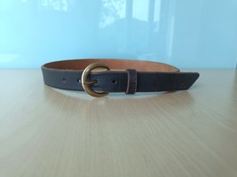 Double Rl Terrance Tumbled Leather Belt $248 Free Worldwide Shipping (0135) - £143.88 GBP