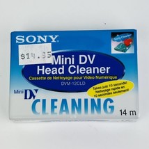 Sony Original Mini Dv Head Cleaner Usa #DVM-12CLD, New Sealed Nos Rare - £18.55 GBP