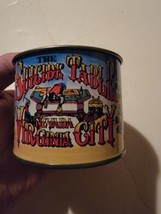 1970s Era Virginia City, Nevada Delta Saloon The Suicide Table Souvenir Tin Cup - $29.40