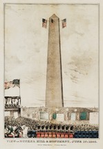 4016.View of Bunker Hill monument with three flags.POSTER.Home School art decor - £13.41 GBP+